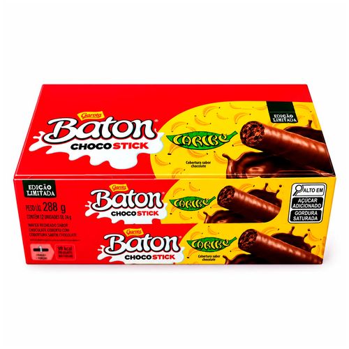 Chocolate Nestle Choco Stick Baton Caribe com 12 unidades-1-